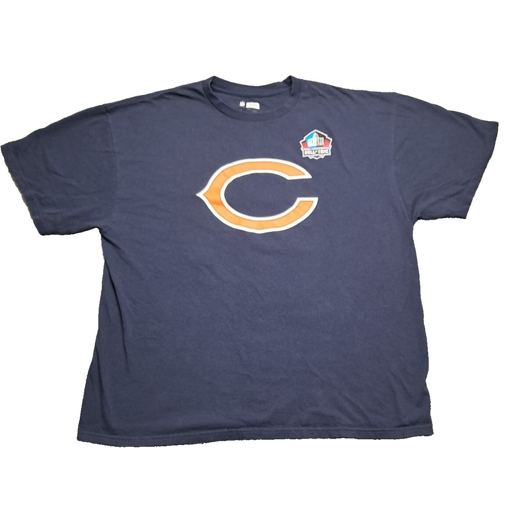 CHICAGO BEARS NFL TEAM APPAREL 2XL SHIRT NAVY BLUE SHORT SLEEVE FOOTBALL